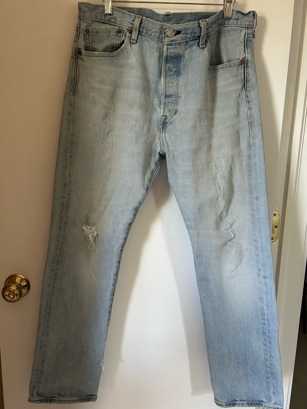 Levi’s 501 Big E Premium Denim Light Wash Retro Vintage 34”X29”